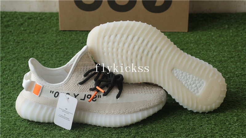 Off White x Adidas Yeezy boost 350 V2 Cream Beige